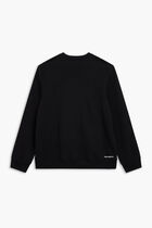LOGO KNIT TAPE SLEEVE SWEAT