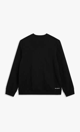 LOGO KNIT TAPE SLEEVE SWEAT