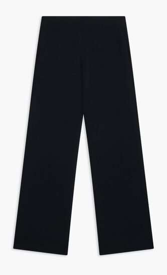 High Waist Knitted Flared Trousers