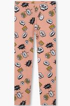 Tiger Print Jersey Leggings