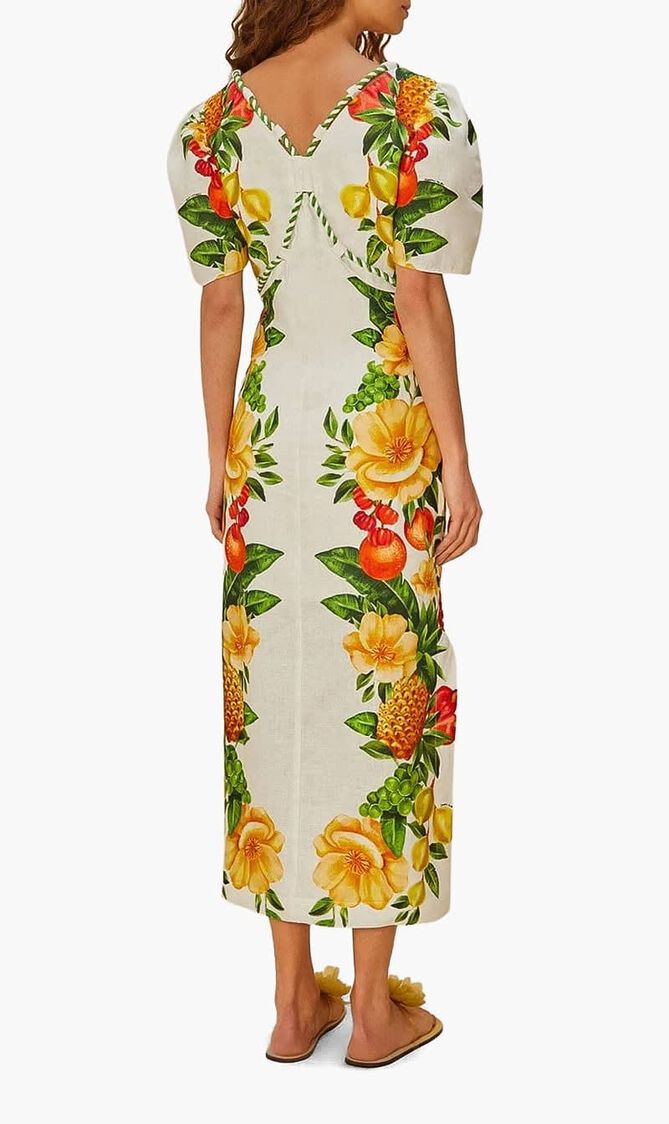 Picnic Flowers Maxi Dress