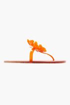 CITRUS FLOWER JELLY FLAT SANDAL