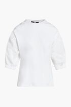 Puffy Woven Sleeve Top