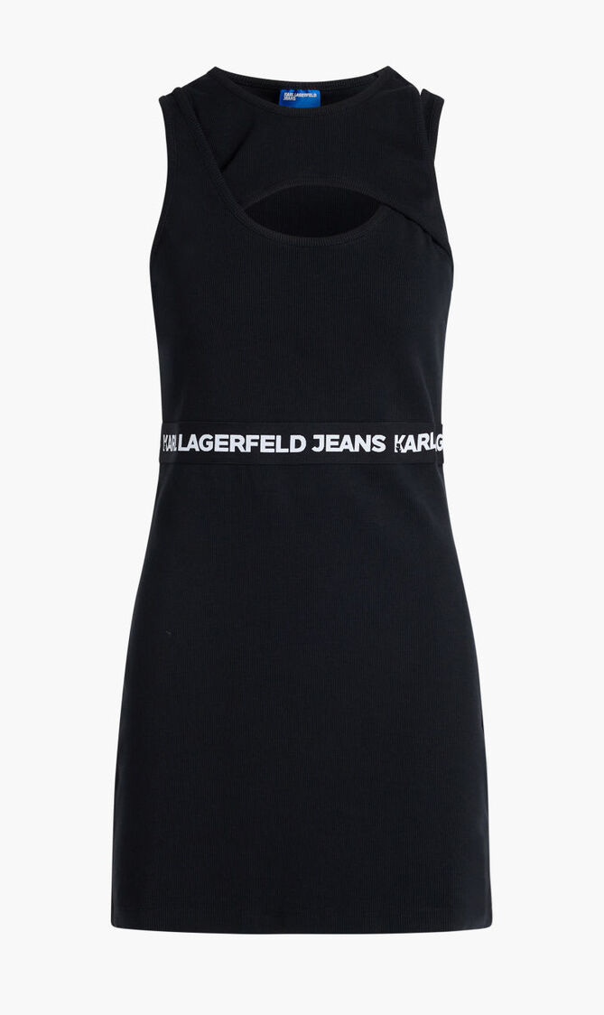KLJ LOGO ELASTIC TANK DRESS