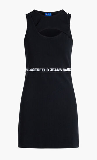 KLJ LOGO ELASTIC TANK DRESS