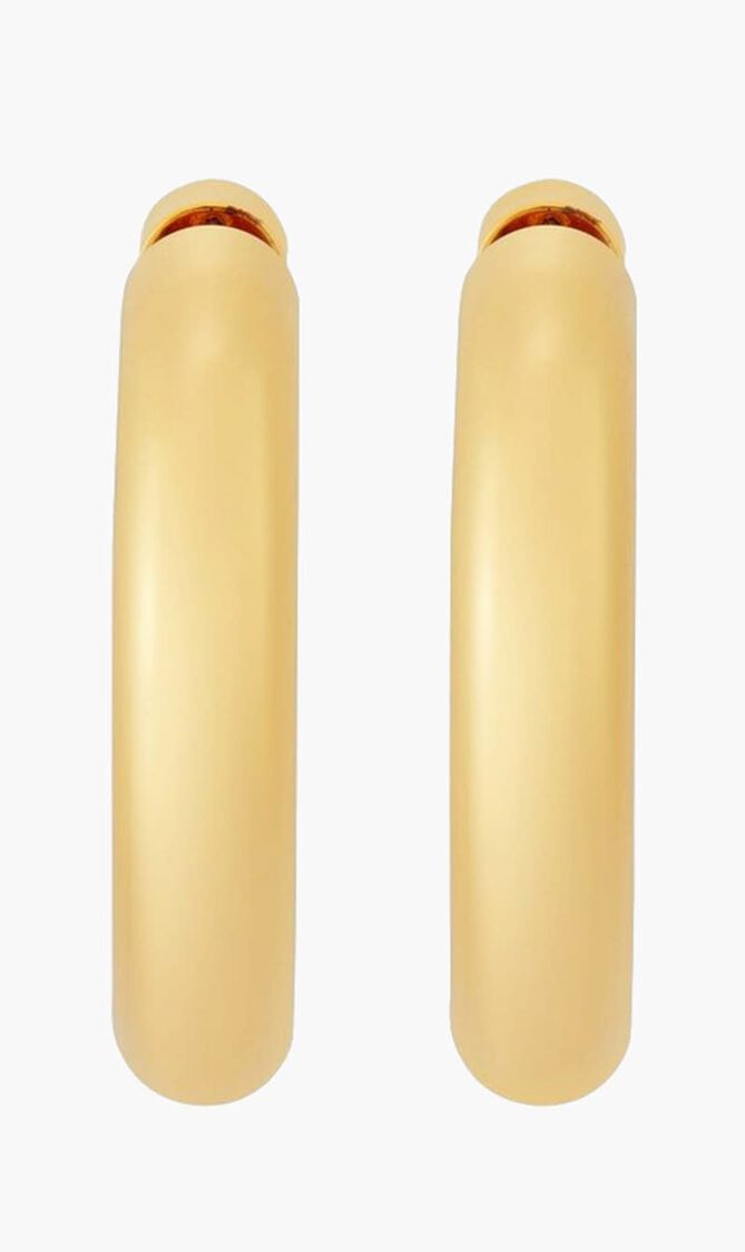 Tube Hoop Earrings