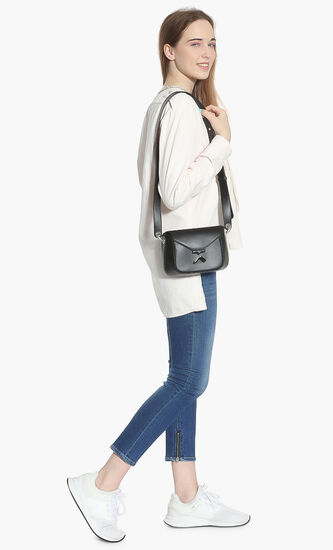 K Leather Small Crossbody
