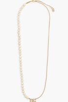 Link Necklace with Pearls