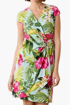 Clara Grand Villa Faux-Wrap Dress