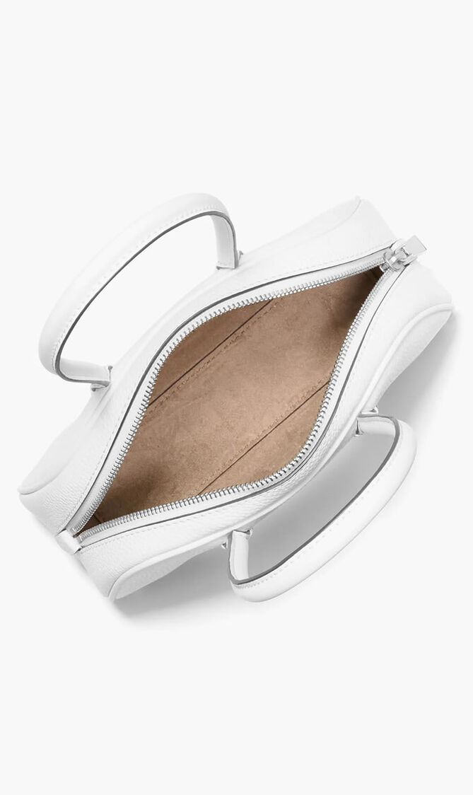 Lulu Small Pebbled Leather Satchel