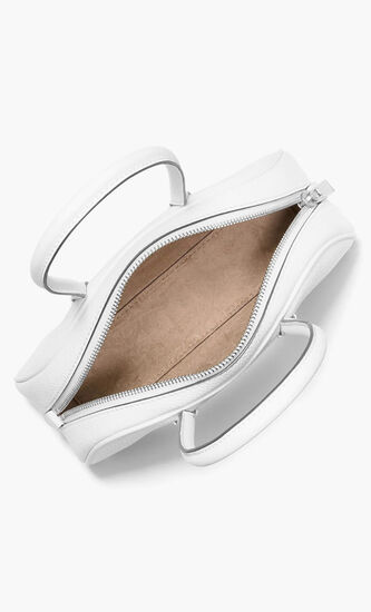 Lulu Small Pebbled Leather Satchel