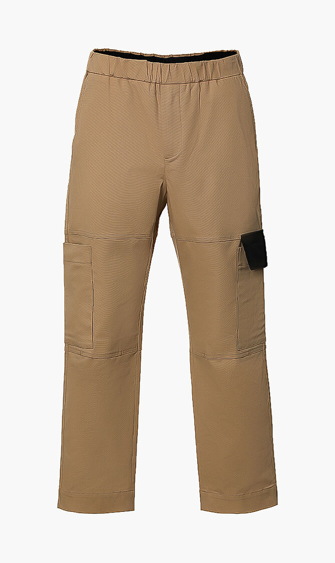 Tapered Cropped Cargo Pants
