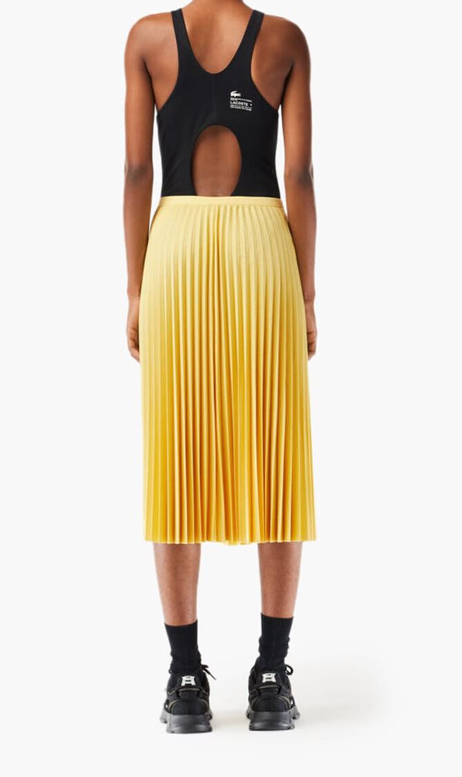 Elasticised Waist Pleated Skirt