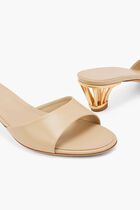 Slip On Cage Heel Sandals Slip On Cage Heel Sandals