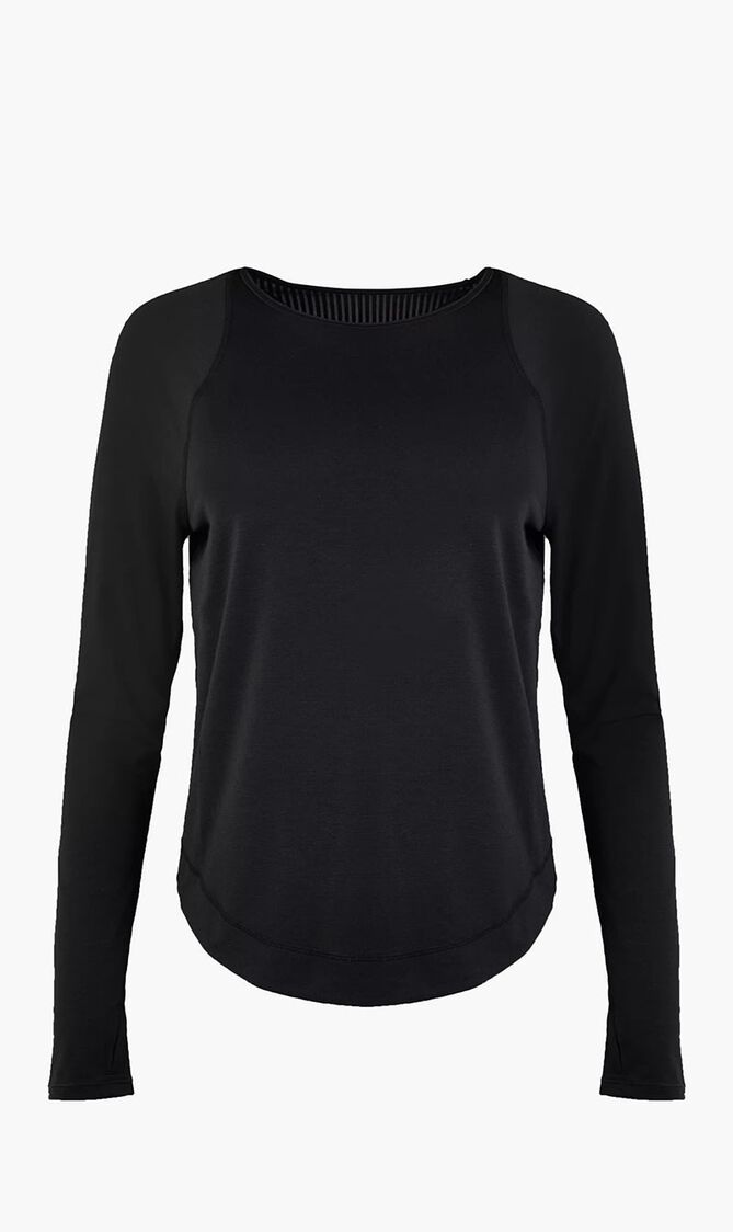 BREATHE EASY LONG SLEEVE TOP