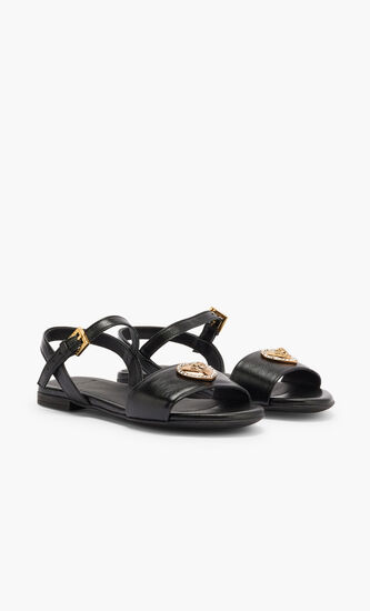 Medusa Crystal Heart Ballerinas