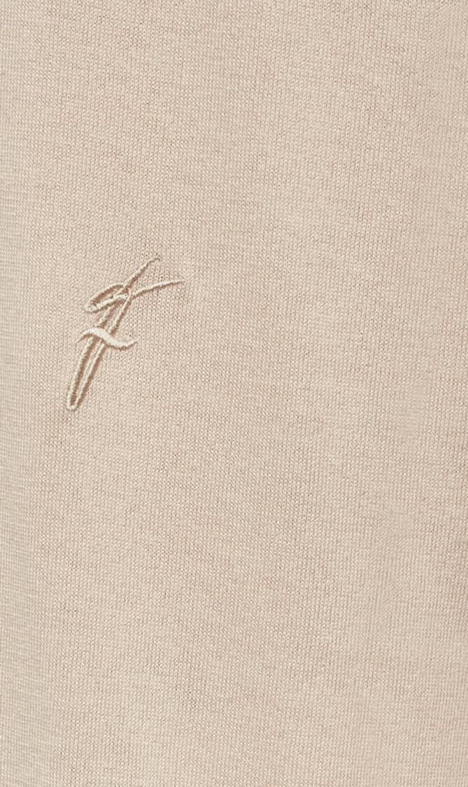 Short Sleeved Silk Blend Polo Shirt