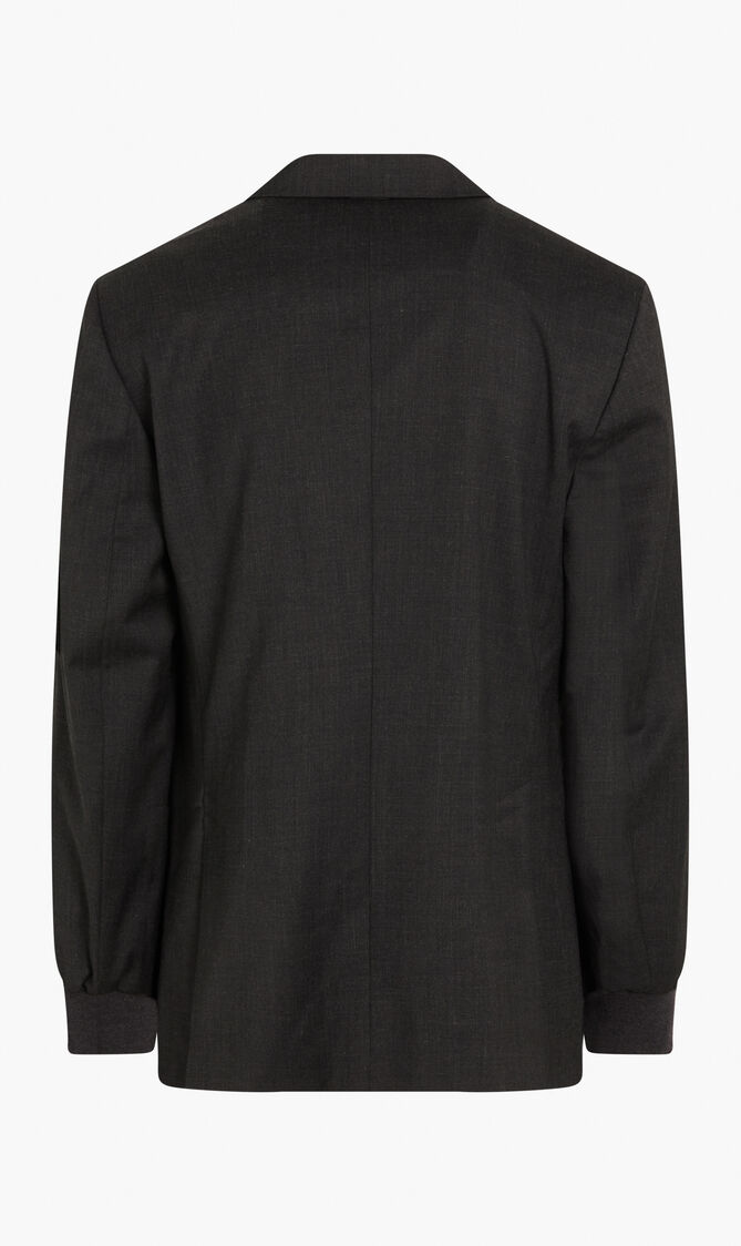 WOOL BLAZER W/ RIB CUFF
