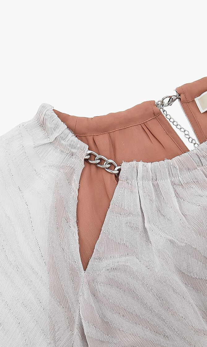 Zebra Metallic Fil Coupé Dress