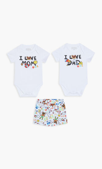 2 Pcs Body Shorts Set