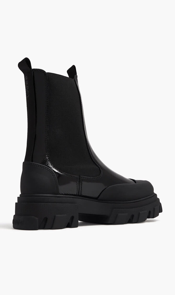 Cleated Mid Chelsea Boots