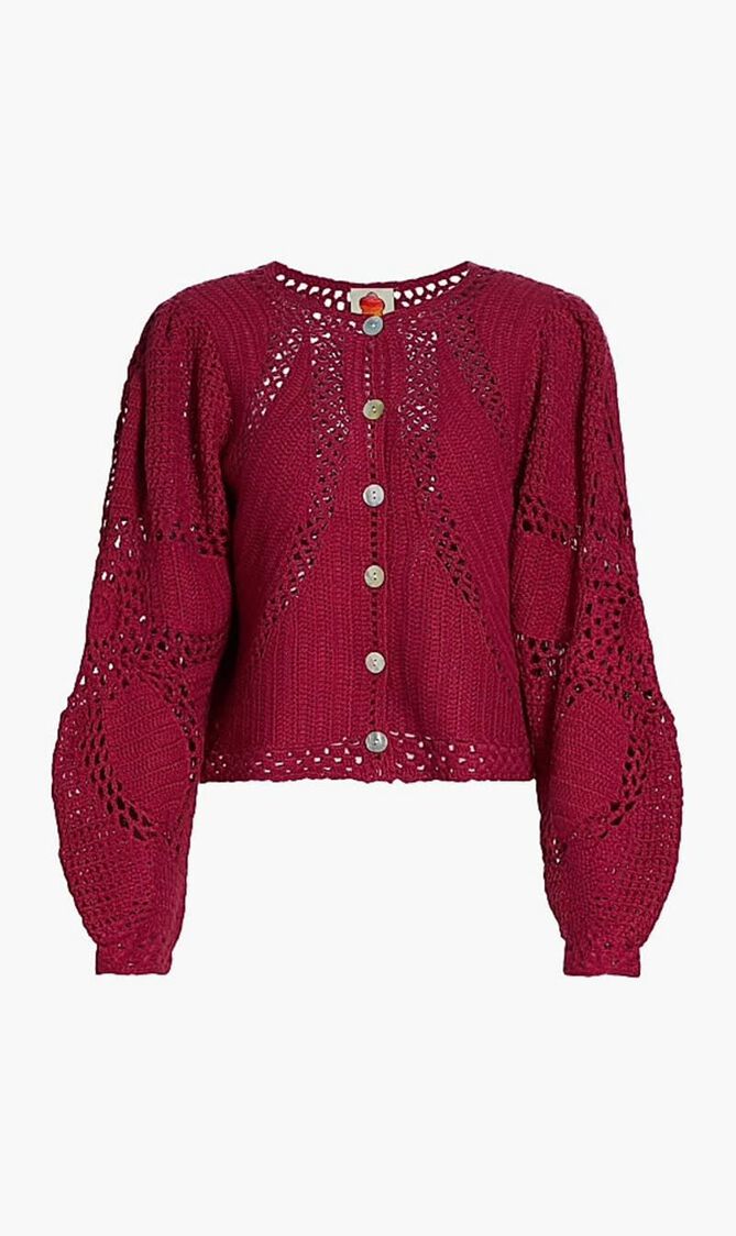 Flower Crochet Cardigan