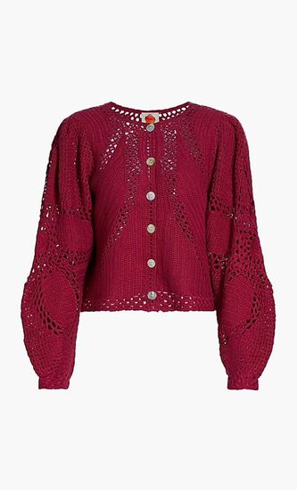 Flower Crochet Cardigan