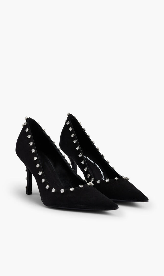 DELPHINE 85 CRYSTAL STUD PUMP