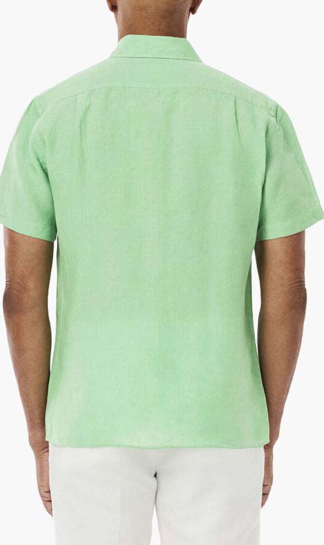 Short Sleeved Linen Shirt