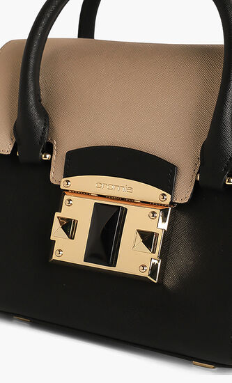 IT Saffiano Leather Mini Tote Bag