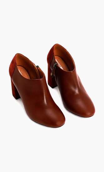 Audalies Leather Ankle Boots