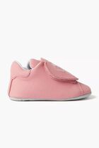 Elephant and Logo Leather Shoe