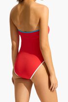 BEACH BOUND BANDEAU ONE PIECE