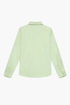 Str. Poplin Adj. Ls Shirt