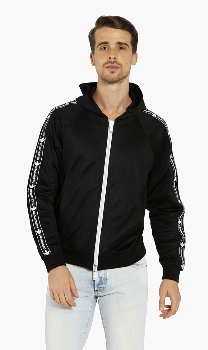 Buy DSQUARED2 Logo Tape Track Jacket for SAR 890.00 The Deal Outlet