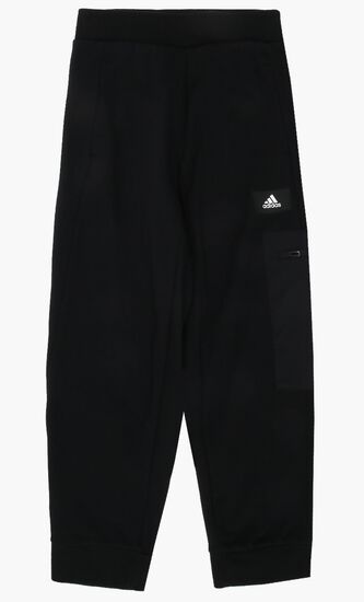 Noir Jersey Trackpants