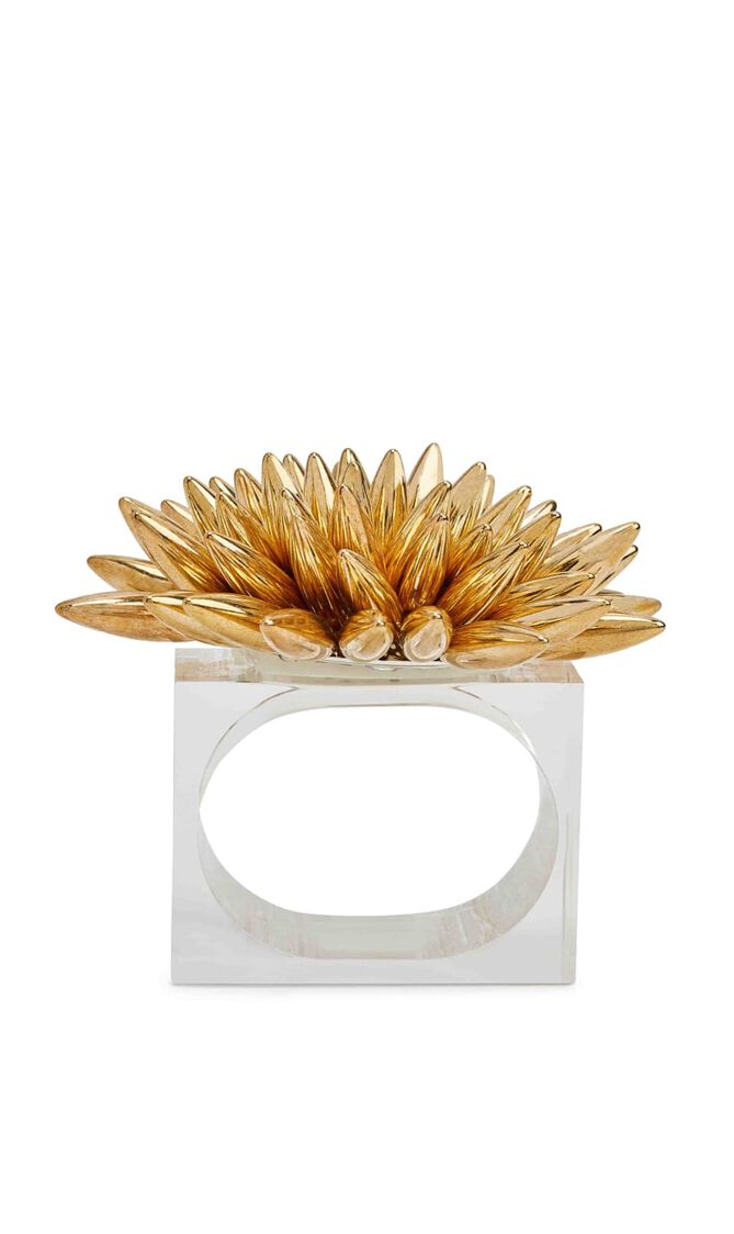 حلقة مناديل المائدة ستيلار باللون الذهبي