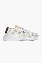Loop Strawberry Print Metallic Low-Top Trainers