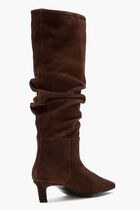 KALILA SUEDE BROWN LEATHER BOOTS