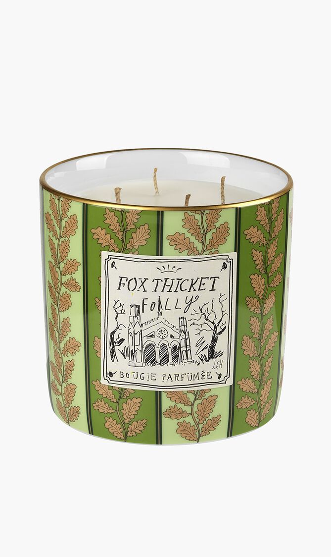 Designer Scented Candle Fox Thicket Folly - Large