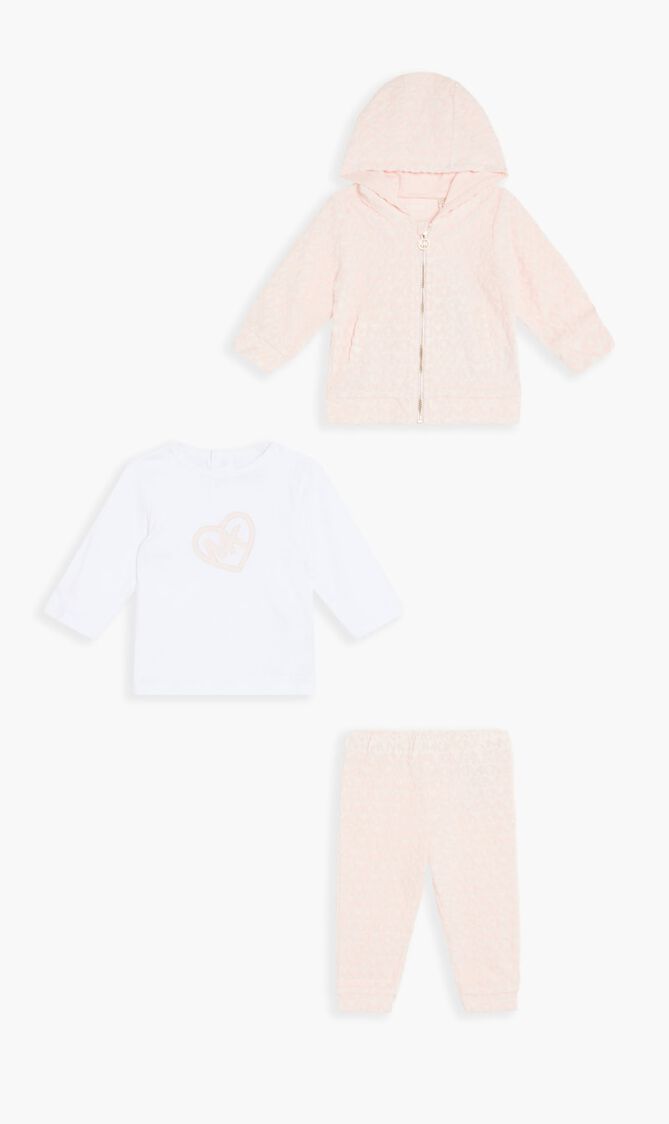 Monogram Jacquard Cotton Tracksuit Set