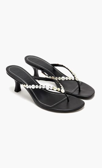FREJA THONG KITTEN HEEL