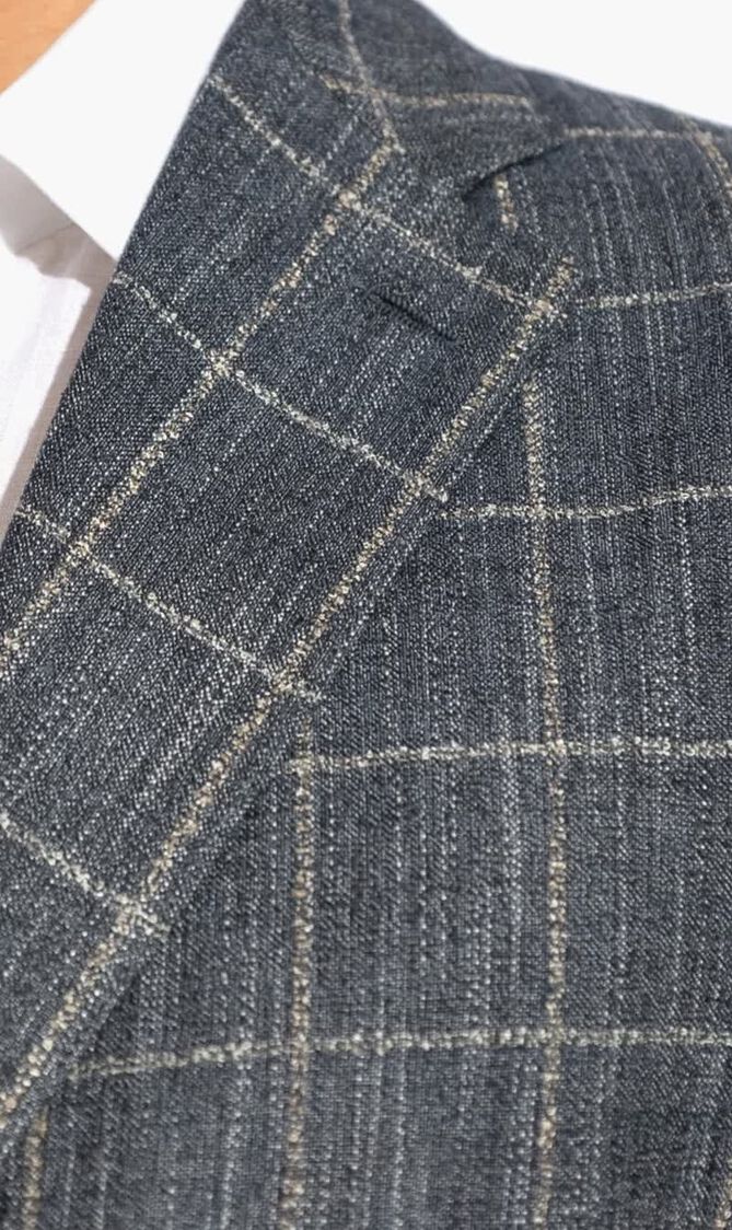 Checked Blazer