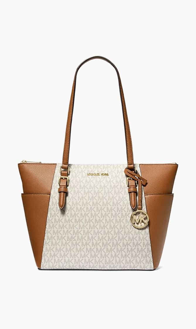 Charlotte Large Logo Tote Bag