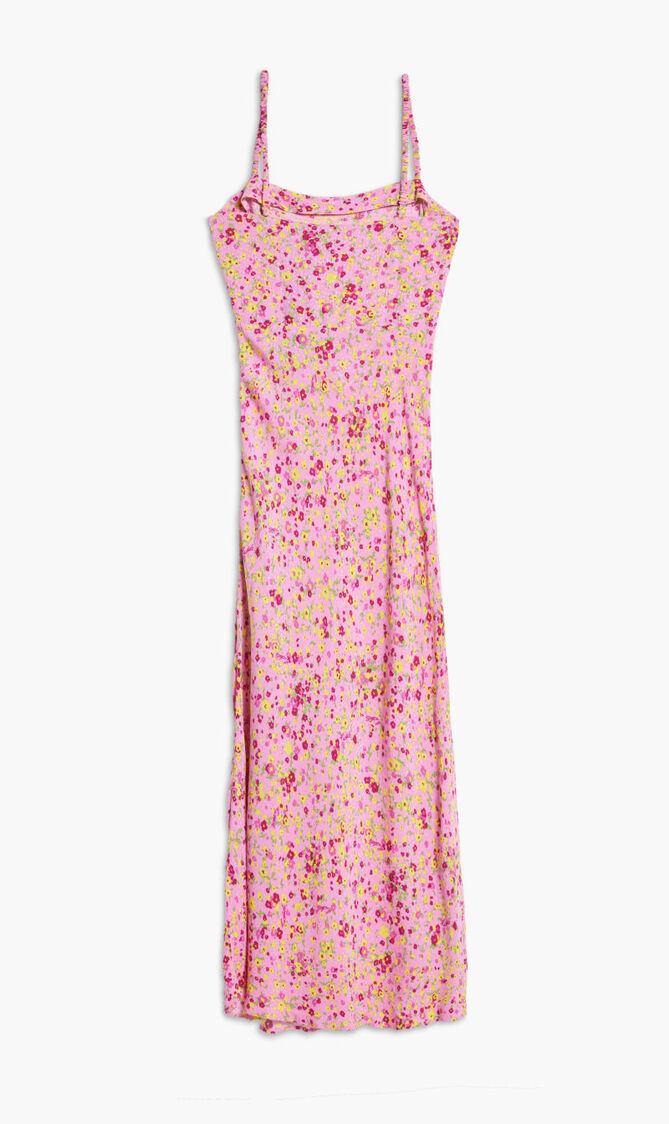 GOBI JACQUARD MIDI SLIP DRESS