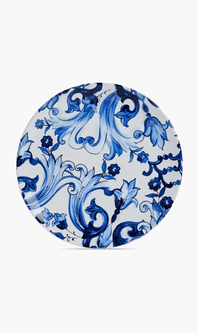 Blu Mediterraneo Fiore Piccolo Charger Plate Blue Round 31cm