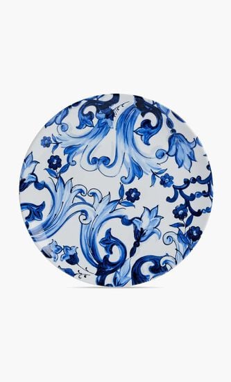 Blu Mediterraneo Fiore Piccolo Charger Plate Blue Round 31cm