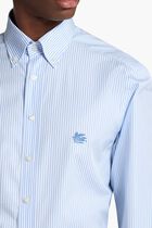 Striped Button-Down Shirt