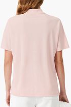 Relaxed Fit Fluid Pique Polo Shirt Relaxed Fit Fluid Pique Polo Shirt