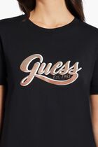 Ss Cn Glittery Logo Tee